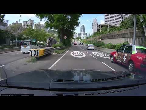 遊車河東隧口去柴灣寶馬維修中心啟力工業中心停車場Driving from Eastern H. C. to Chai Wan BMW Concessionaires Kailey Industrial
