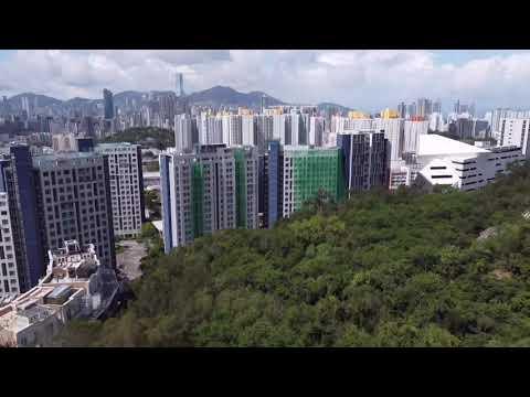 航拍在龍翔道觀景臺