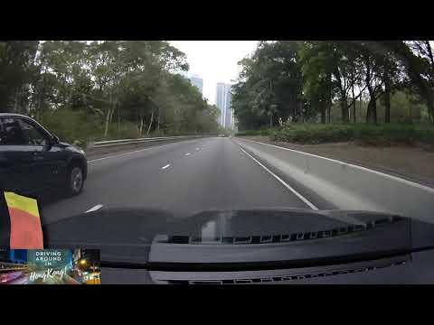 遊車河大嶼山禁區出口去東涌東薈城名店倉停車場北Driving from Lantau Island Restricted Area Exit to Tung Chung Citygate Outlet