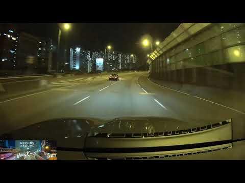 遊車河九龍灣MegaBox停車場去坑口蔚藍灣畔停車場Driving from Kowloon Bay Megabox car park to Residence Oasis car park
