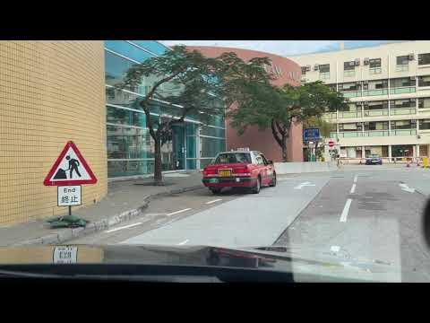 經威爾斯親王醫院新車路入口 往 舊座二樓平台