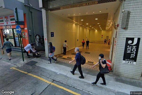 香港今旅酒店停車場