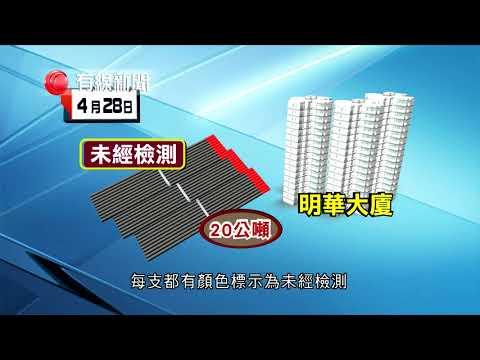 【房協明華大廈重建地盤   使用未達標鋼筋要拆除】  房協筲箕灣明華大廈重建，分判商使用了不合格鋼筋，要拆除停車場、車路等，部分石屎結構。