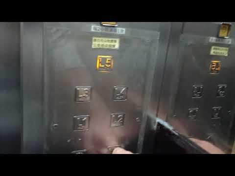 九龍灣得寶花園停車場三菱升降機