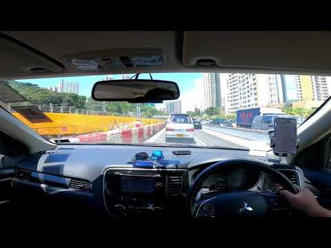 第一身視覺駕駛 沙田新城市中央廣場去彭福公園 | POV Driving Shatin Homesquare to Penfold Park