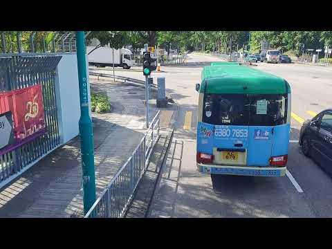 CTB 962X 6400 UN9516 離開屯門中央廣場後至西區海底隧道