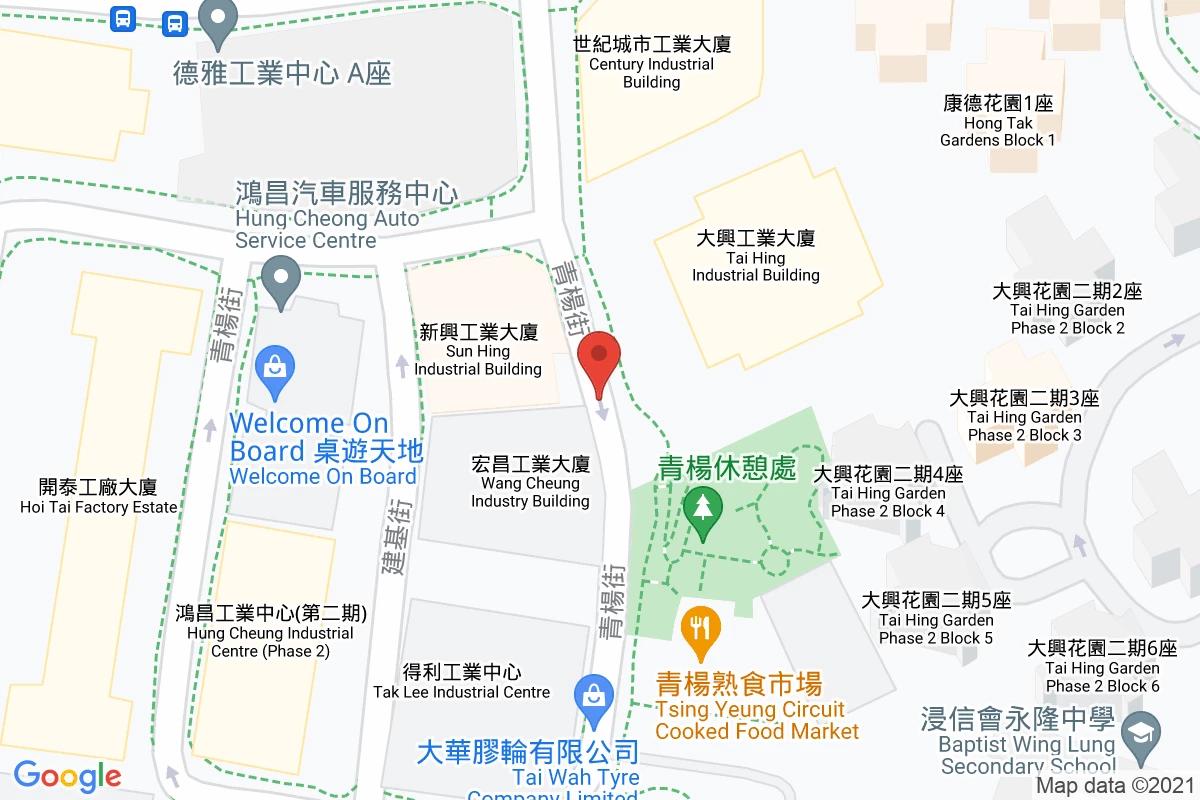 青楊街車場咪錶