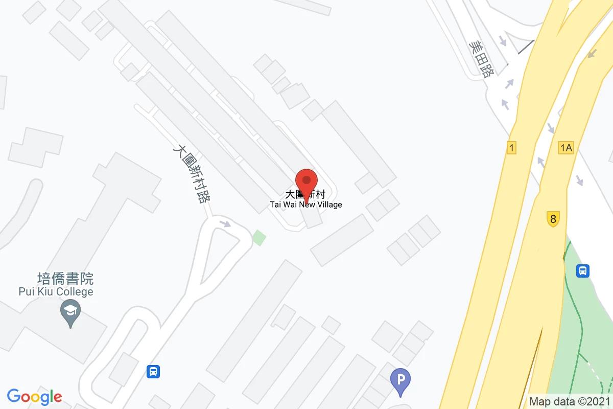 大圍新村車場  2咪錶