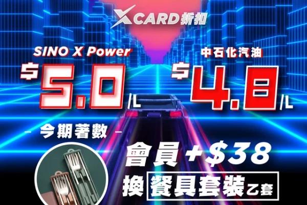 SINOPEC: X CARD會員週二限定