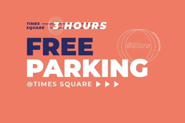 銅鑼灣時代廣場 Time Square 3小時泊車優惠