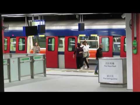 (測試停車場攝點1) MTR MOL 多列列車駛入及駛離烏溪沙站1台 (1)