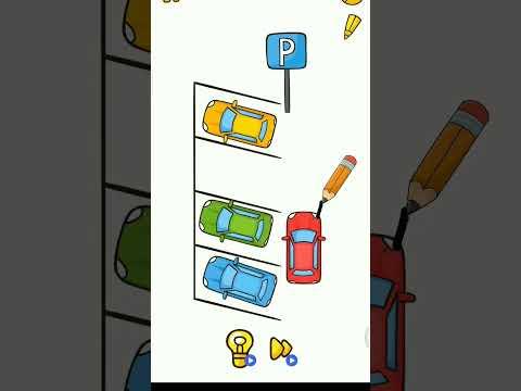Draw the one part ans parking the car 🚗