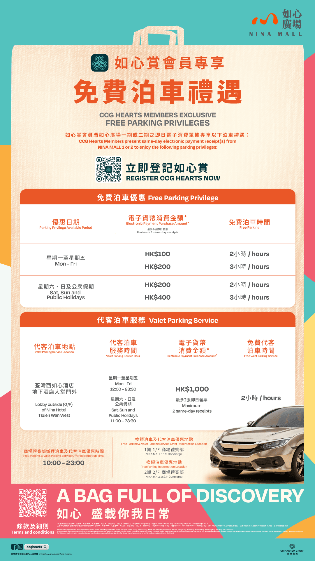 如心廣場免費泊車優惠